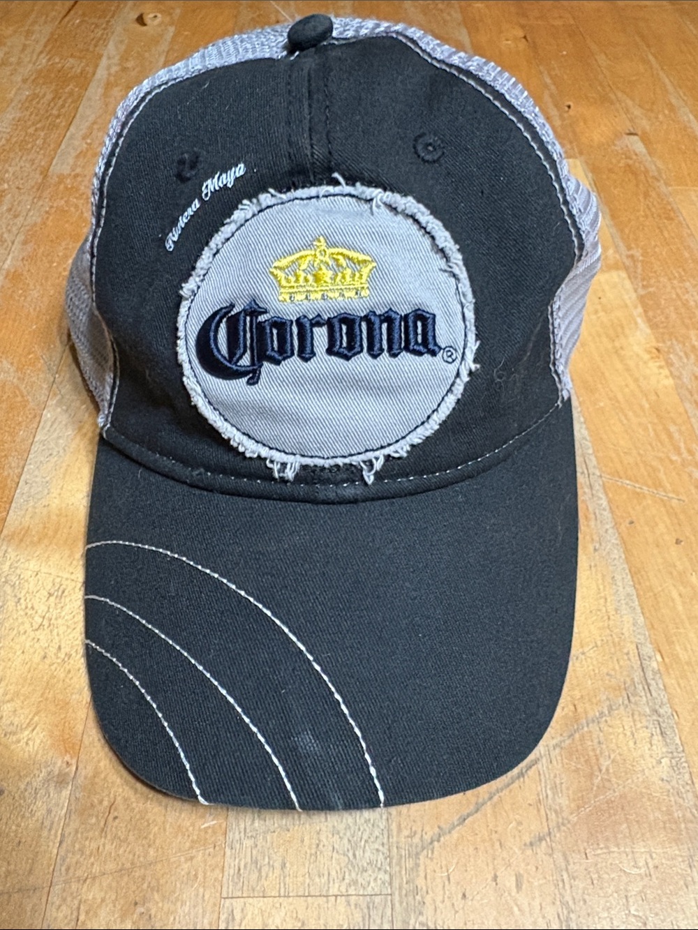 Corona Black and Gray Mesh Trucker Hat